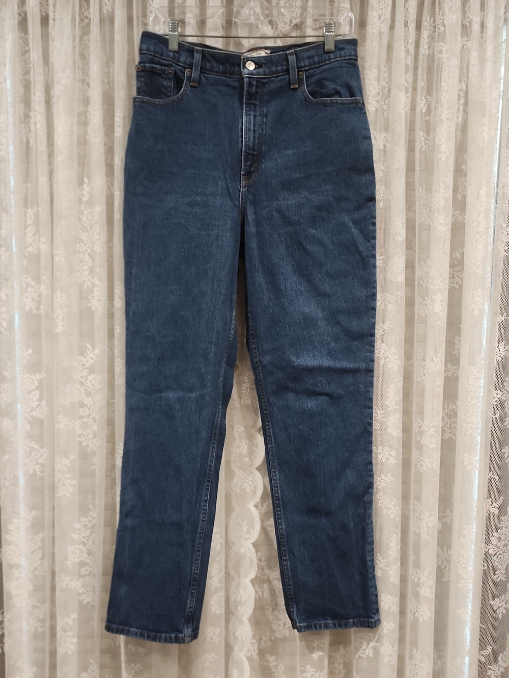 ABERCROMBIE CURVE LOVE "THE 90's STRAIGHT ULTRA HIGH RISE" JEANS
